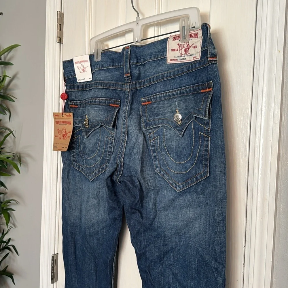 True Religion Straight denim jeans NWT 38